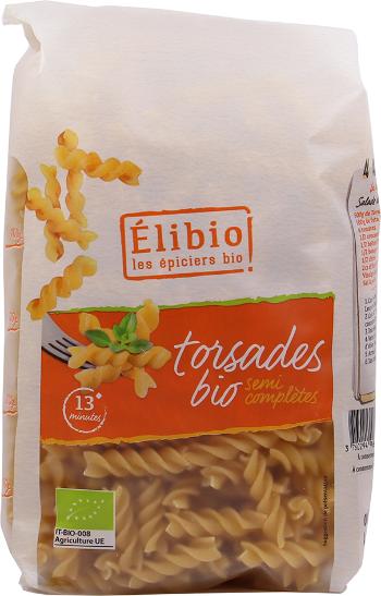 Elibio Bio spirálky polocelozrnné 500 g