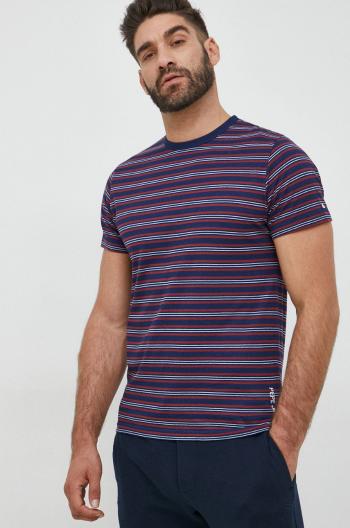 Bavlněné tričko Pepe Jeans Samir tmavomodrá barva