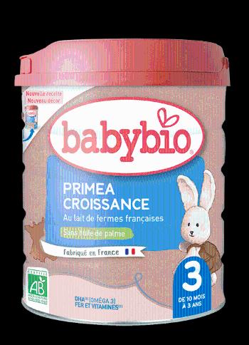 Babybio Primea 3 batolecí kojenecké bio mléko 800 g