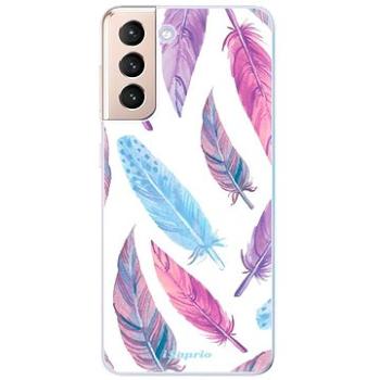 iSaprio Feather Pattern 10 pro Samsung Galaxy S21 (feather10-TPU3-S21)