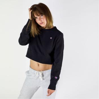 Černá mikina Crop Top – L