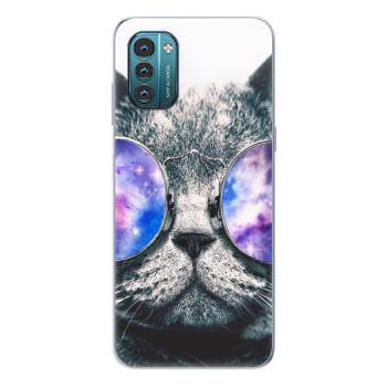 Odolné silikonové pouzdro iSaprio - Galaxy Cat - Nokia G11 / G21