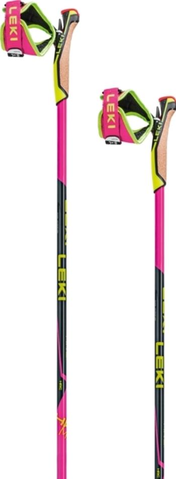 Leki HRC max - neonpink/neonyellow/carbon structure 150