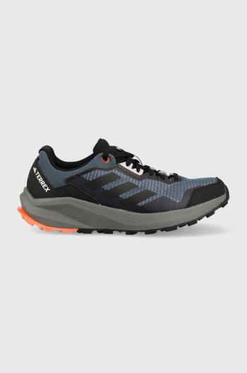 Boty adidas TERREX Trailrider pánské, tmavomodrá barva, HR1157