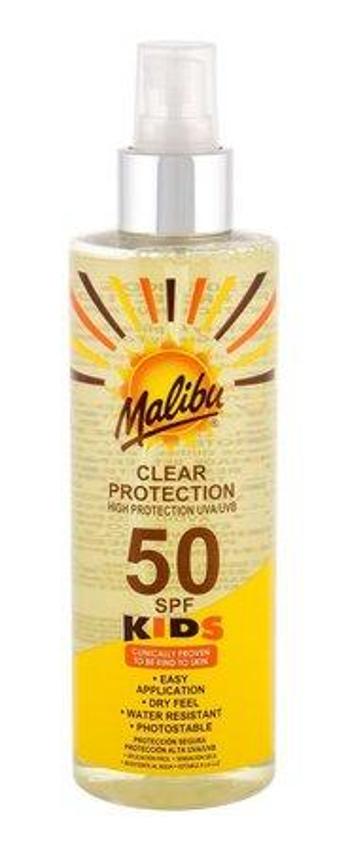 Malibu Kids Clear Protection opalovací spray SPF50 250 ml