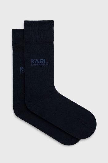 Ponožky Karl Lagerfeld pánské, tmavomodrá barva