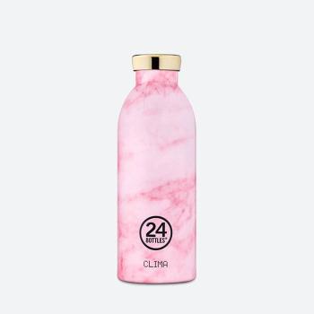 24bottles Clima 500 Mramorová růžová lahvička