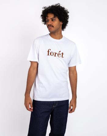 Tričko Forét Resin T-Shirt WHITE/BROWN