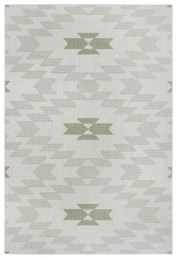 Hanse Home Collection koberce Kusový koberec Flatweave 104870 Cream/Green - 200x290 cm Béžová