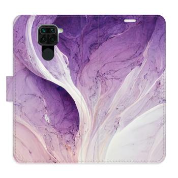 Flipové pouzdro iSaprio - Purple Paint - Xiaomi Redmi Note 9