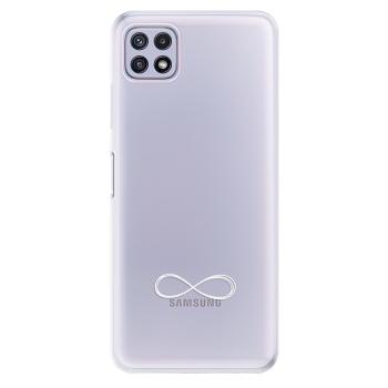 Odolné silikonové pouzdro iSaprio - čiré - Infinity - Samsung Galaxy A22 5G