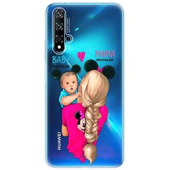 iSaprio Mama Mouse Blonde and Boy pro Huawei Nova 5T (mmbloboy-TPU3-Nov5T)