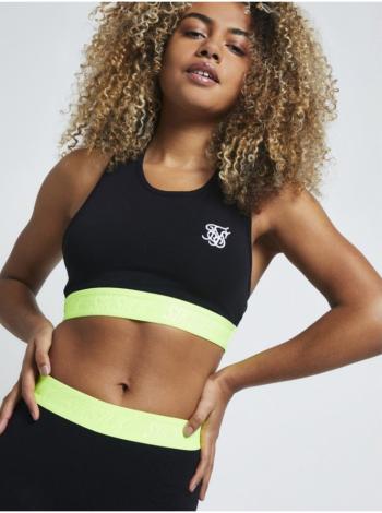 Černá dámská sportovní podprsenka Bralette Tape Neon SikSilk