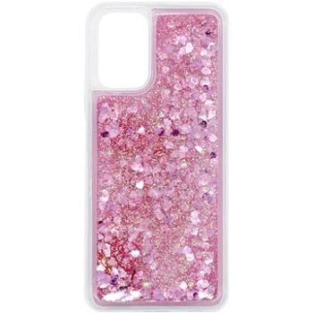 iWill Glitter Liquid Heart Case pro Xiaomi Redmi Note 10S Pink (DIP123_80)