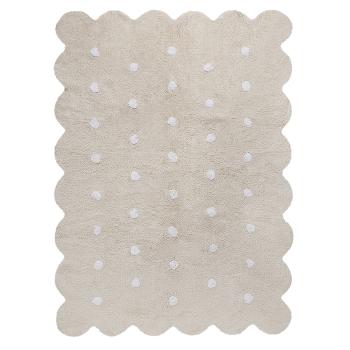 Lorena Canals koberce Bio koberec kusový, ručně tkaný Biscuit Beige - 120x160 cm Bílá