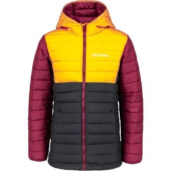 Columbia POWDER LITE HOODED JACKET Dívčí bunda, černá, velikost