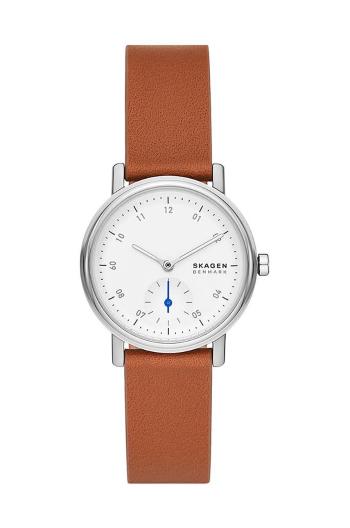 Hodinky Skagen Kuppel Lillie hnědá barva, SKW3103