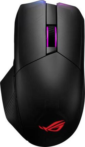 Optická herní myš Asus ROG Chakram 90MP01K0-BMUA00, s podsvícením, bezdrátové nabíjení, černá