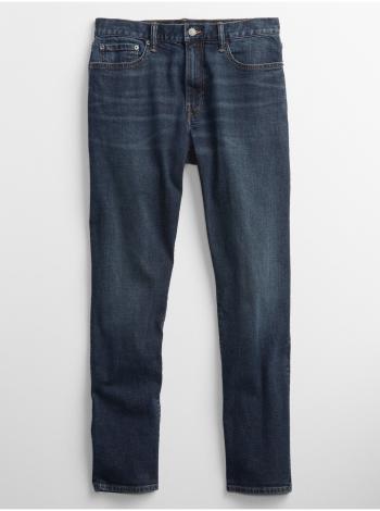Modré pánské džíny straight taper menlo medium