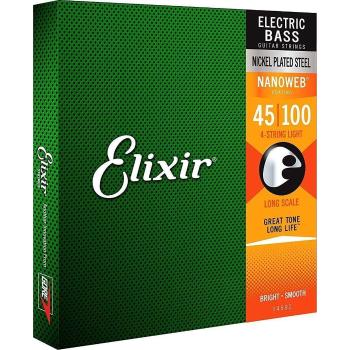 Elixir Bass 4-String Nanoweb tvrdost 045/100