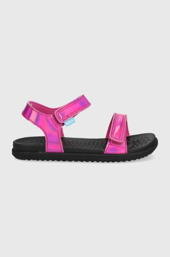 Dětské sandály Native růžová barva