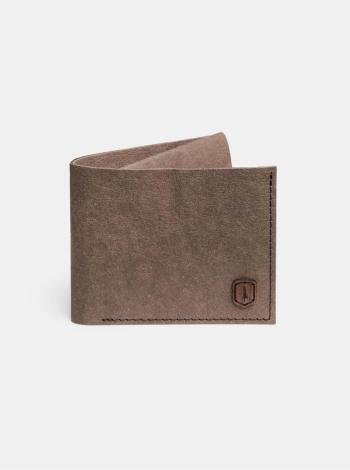 Hnědá peněženka z pratelného papíru Brunn Washpaper Wallet BeWooden