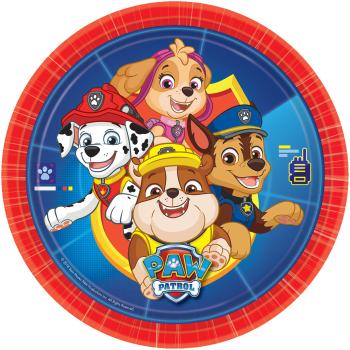 Amscan Talíře Tlapková hlídka (Paw Patrol) 8 ks