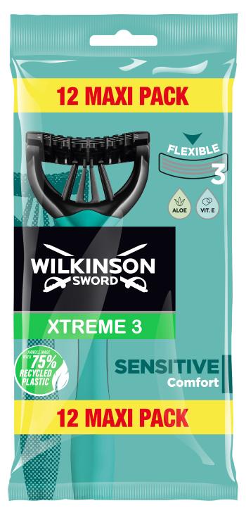Wilkinson Xtreme3 Sensitive Comfort – Jednorázový holicí strojek 12 ks