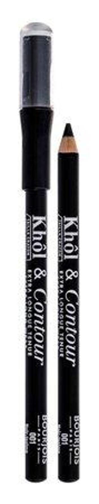 Bourjois Paris Khol & Contour dlouhotrvající tužka na oči s ořezávátkem 001 Noir-issime 1,2 g