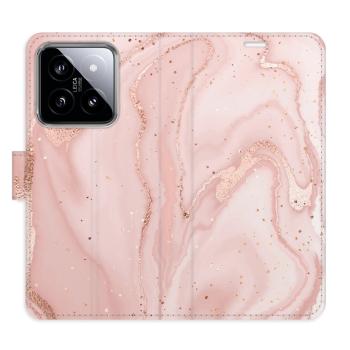 Flipové pouzdro iSaprio - RoseGold Marble - Xiaomi 14