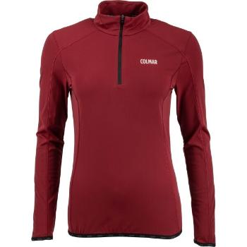 Colmar LADIES SWEATSHIRT Dámská mikina s krátkým zipem, vínová, velikost M