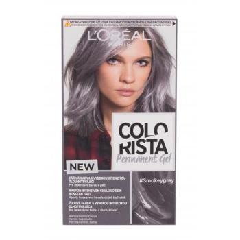 L'Oréal Paris Colorista Permanent Gel 60 ml barva na vlasy pro ženy poškozená krabička Smokey Grey na barvené vlasy; na všechny typy vlasů