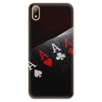 Odolné silikonové pouzdro iSaprio - Poker - Huawei Y5 2019