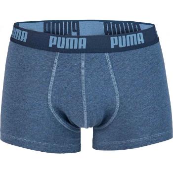 Puma BASIC TRUNK 2P Pánské boxerky, tmavě modrá, velikost S