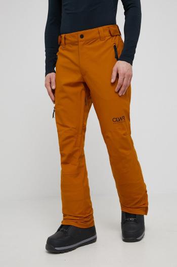 Kalhoty Colourwear pánské, oranžová barva