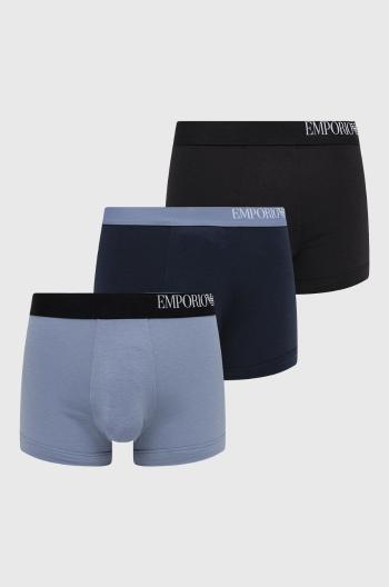 Boxerky Emporio Armani Underwear (3-pak) pánské, černá barva
