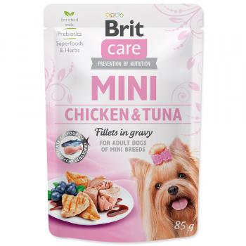 Kapsička Brit Care Mini Chicken & Tuna fillets in gravy 85g