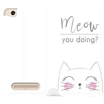 Flipové pouzdro na mobil Xiaomi Redmi 4A - M098P Meow you doing? (5903226066148)