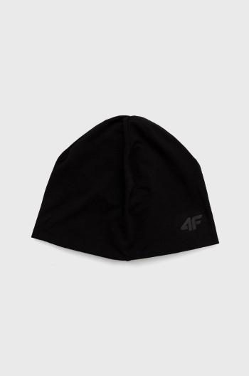 Čepice 4F černá barva, z tenké pleteniny
