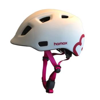 HAMAX Cyklohelma Thundercap White/Pink 47-52