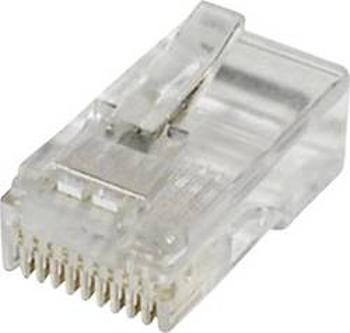 Modulární zástrčka, rovná RJ48 econ connect MPL10/10R počet pólů: 10, čirá, 1 ks