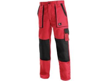 Kalhoty do pasu CXS LUXY JOSEF, pánské, červeno-černé, vel. 62