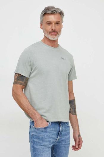 Bavlněné tričko Pepe Jeans Jacko zelená barva, PM508664