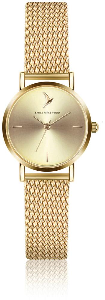 Emily Westwood Gold Stainless Steel mesh Watch EGB-3414