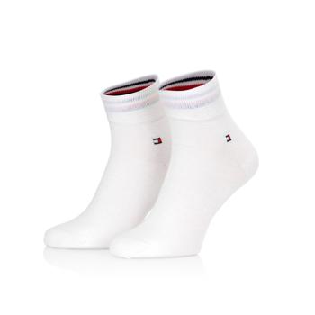 Tommy Hilfiger pánské bílé ponožky 2 pack - 39/42 (300)