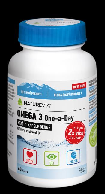 NatureVia Omega 3 One a Day 60 kapslí