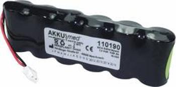 Akumulátor pro lékařské přístroje Akku Med Náhrada za originální akumulátor ML2000, MLA4303 7.2 V 600 mAh