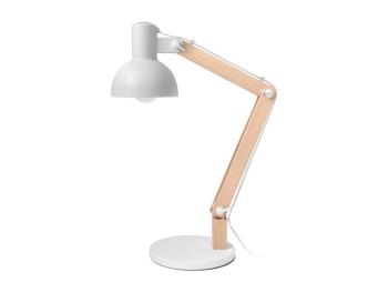 Lampa stolní GETI GTL102W bílá - rozbaleno - mírně poškozená základna + odlupující se lak