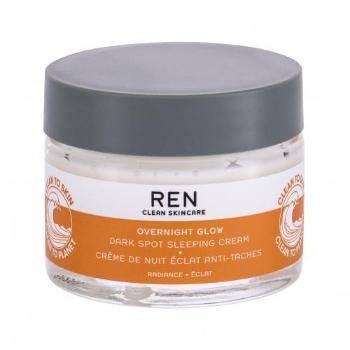 REN Clean Skincare Radiance Overnight Glow 50 ml noční pleťový krém na všechny typy pleti; na pigmentové skvrny; na rozjasnění pleti