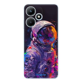 Odolné silikonové pouzdro iSaprio - Neon Astronaut - Infinix Hot 30i